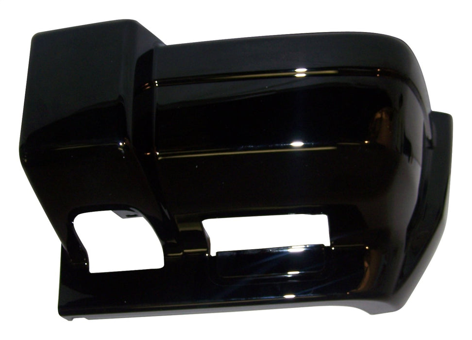 Crown Automotive Jeep Replacement 5DY01DX8AB Bumper Cap; Front Left; Gloss Black; - Truck Part Superstore
