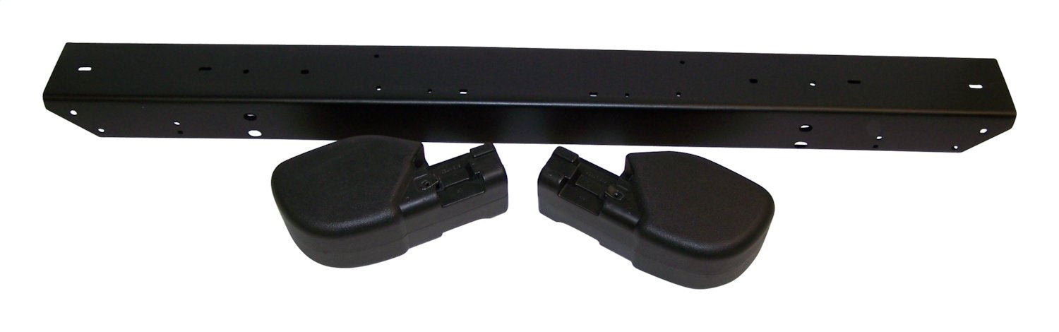 Crown Automotive Jeep Replacement 5ED16T3XK Front Bumper Kit; Black; Incl. Bumper And 2 End Caps; - Truck Part Superstore