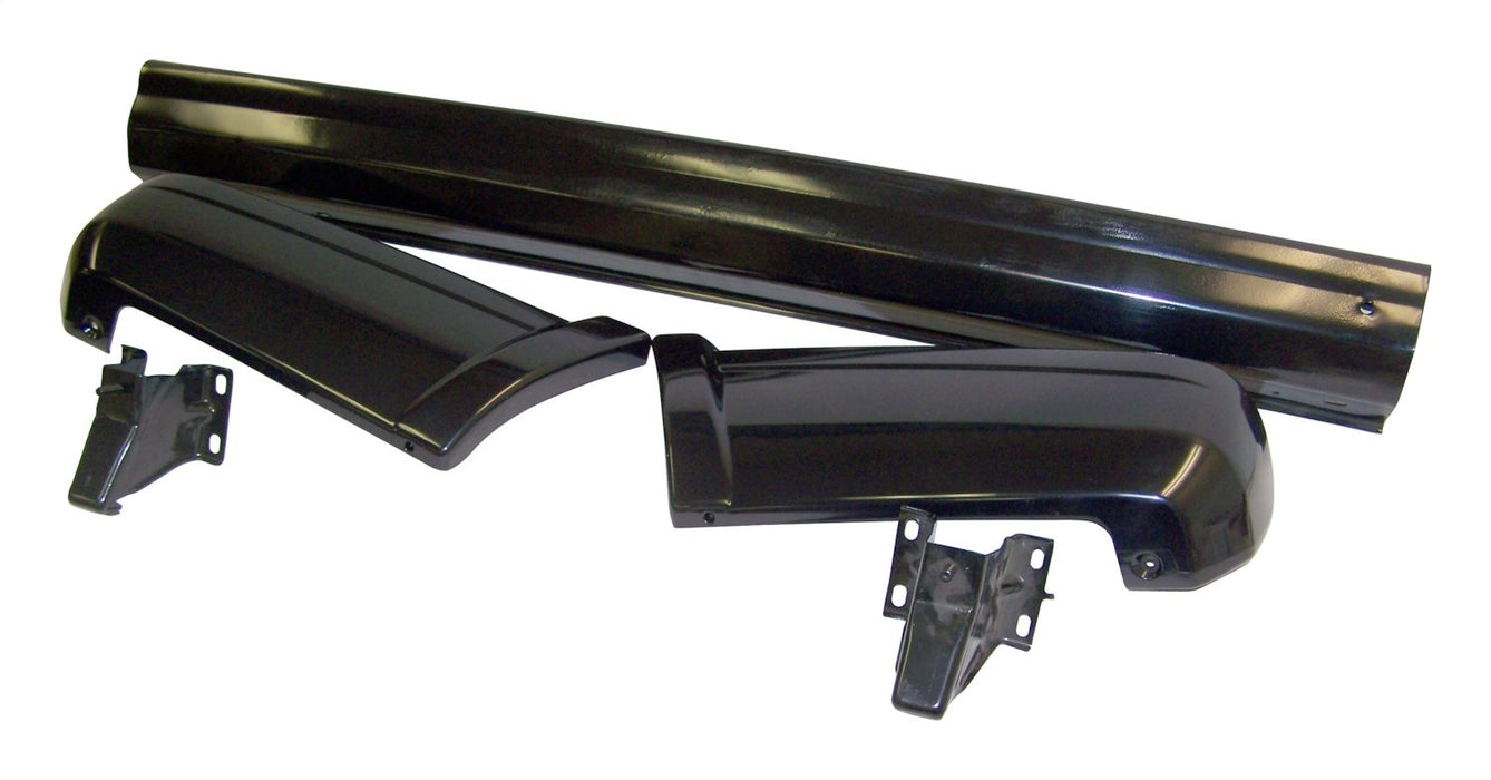Crown Automotive Jeep Replacement 5EE84TZZAGK Rear Bumper Kit; Black; Incl. Bumper And 2 End Caps; - Truck Part Superstore