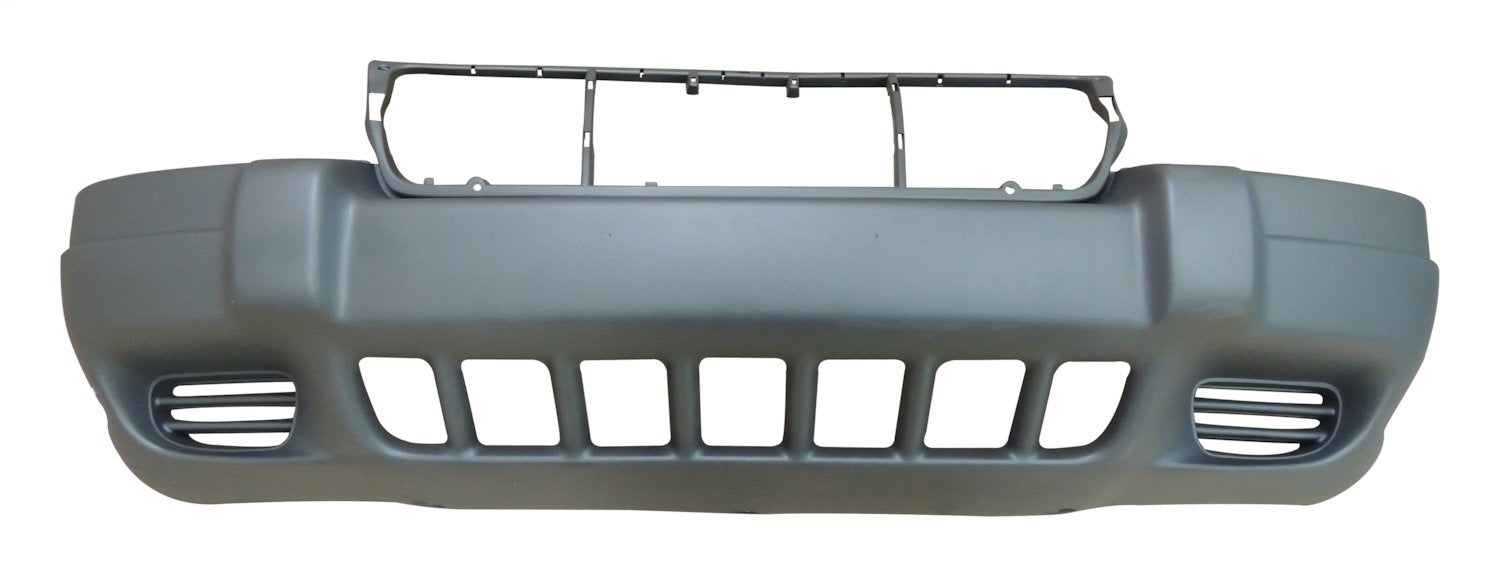 Crown Automotive Jeep Replacement 5EU79VF7 Front Bumper Fascia; Brownstone; Textured; w/Laredo Package w/o Fog Lamps; - Truck Part Superstore