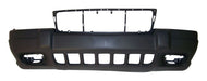 Crown Automotive Jeep Replacement 5FN29HS5 Front Bumper Fascia; Gray; Textured; w/Laredo Package w/Fog Lamps; - Truck Part Superstore