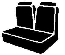 FIA TR45 BLACK Wrangler™ Universal Fit Seat Cover - Truck Part Superstore