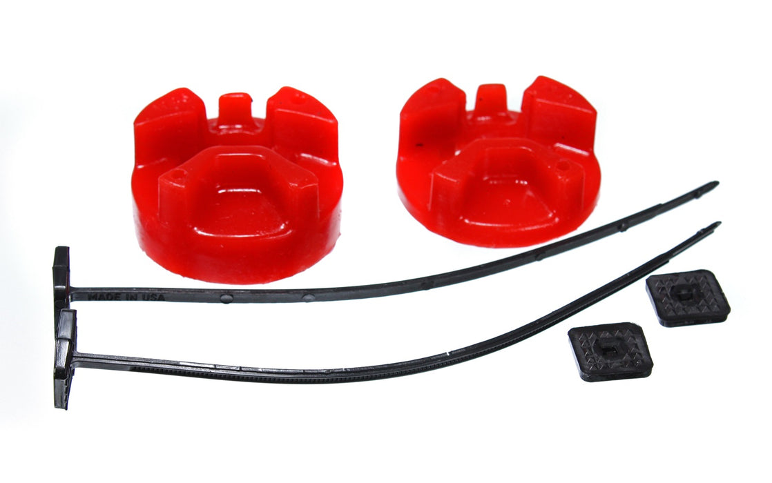 Energy Suspension 5.1105R Transmission Mount; Red; Lower Torque Mounts; Performance Polyurethane; - Truck Part Superstore