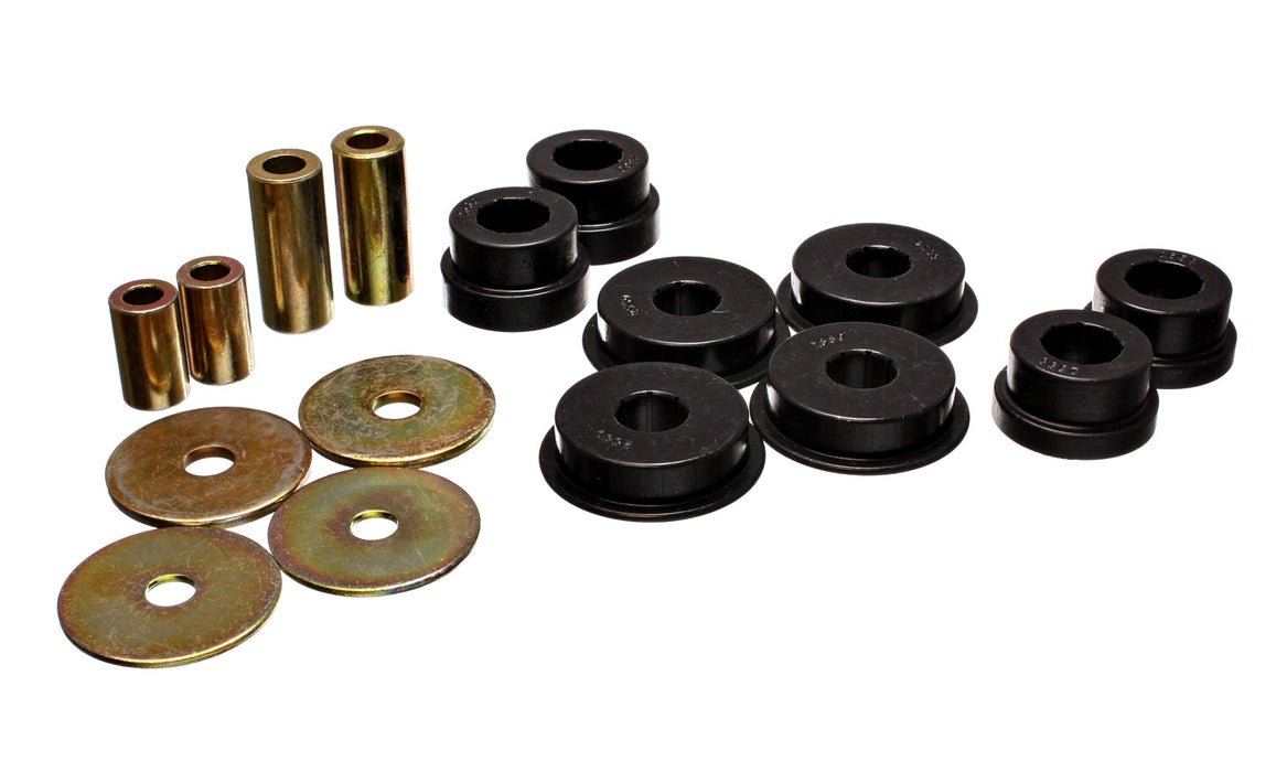 Energy Suspension 5.1108G Differential Carrier Bushing Set; Black; Rear; Performance Polyurethane; - Truck Part Superstore