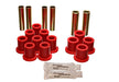 Energy Suspension 5.2107R Leaf Spring Bushing Set; Red; Rear; Performance Polyurethane; - Truck Part Superstore