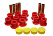 Energy Suspension 5.2114R Leaf Spring Bushing Set; Red; Rear; Performance Polyurethane; - Truck Part Superstore