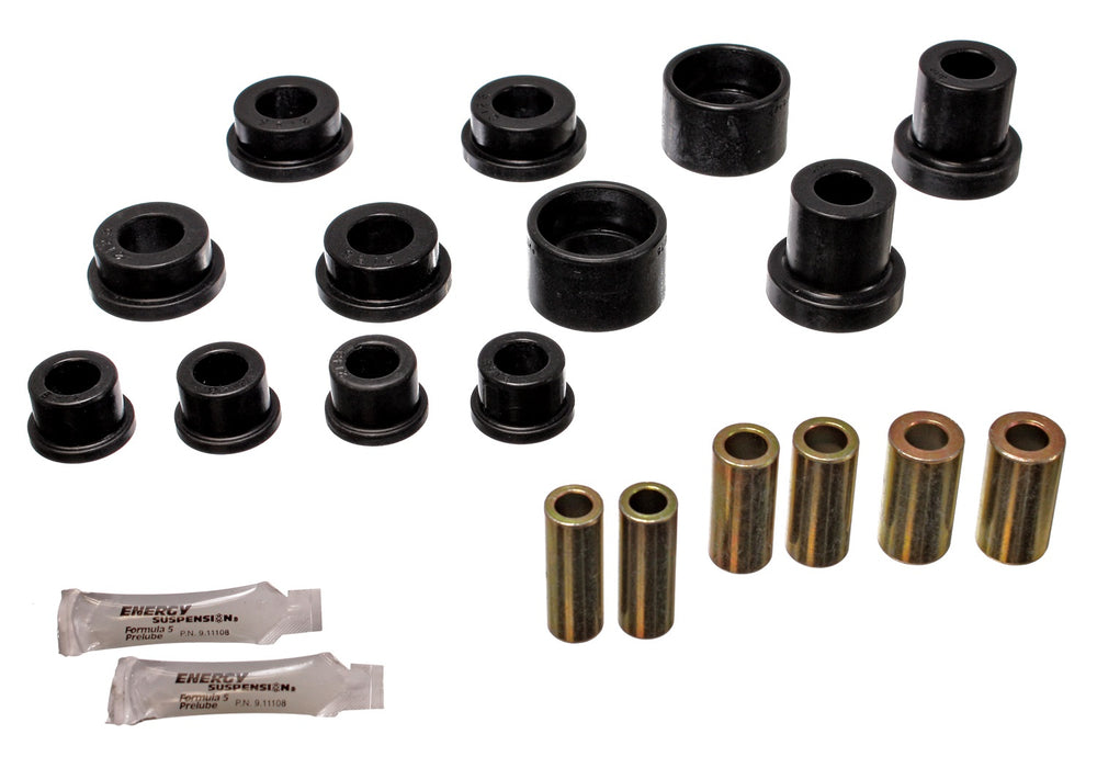 Energy Suspension 5.3113G Control Arm Bushing Set; Black; Rear; Performance Polyurethane; - Truck Part Superstore