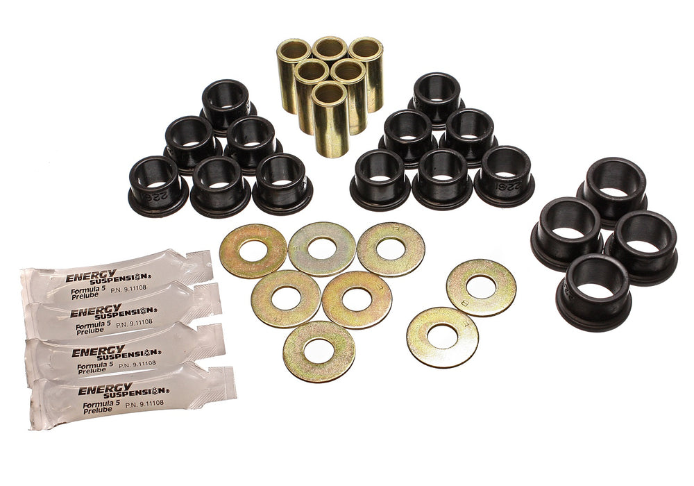 Energy Suspension 5.3117G Control Arm Bushing Set; Black; Rear; Performance Polyurethane; - Truck Part Superstore