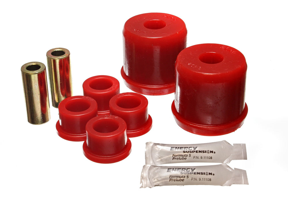 Energy Suspension 5.3127R Control Arm Bushing Set; Red; Front; Performance Polyurethane; - Truck Part Superstore