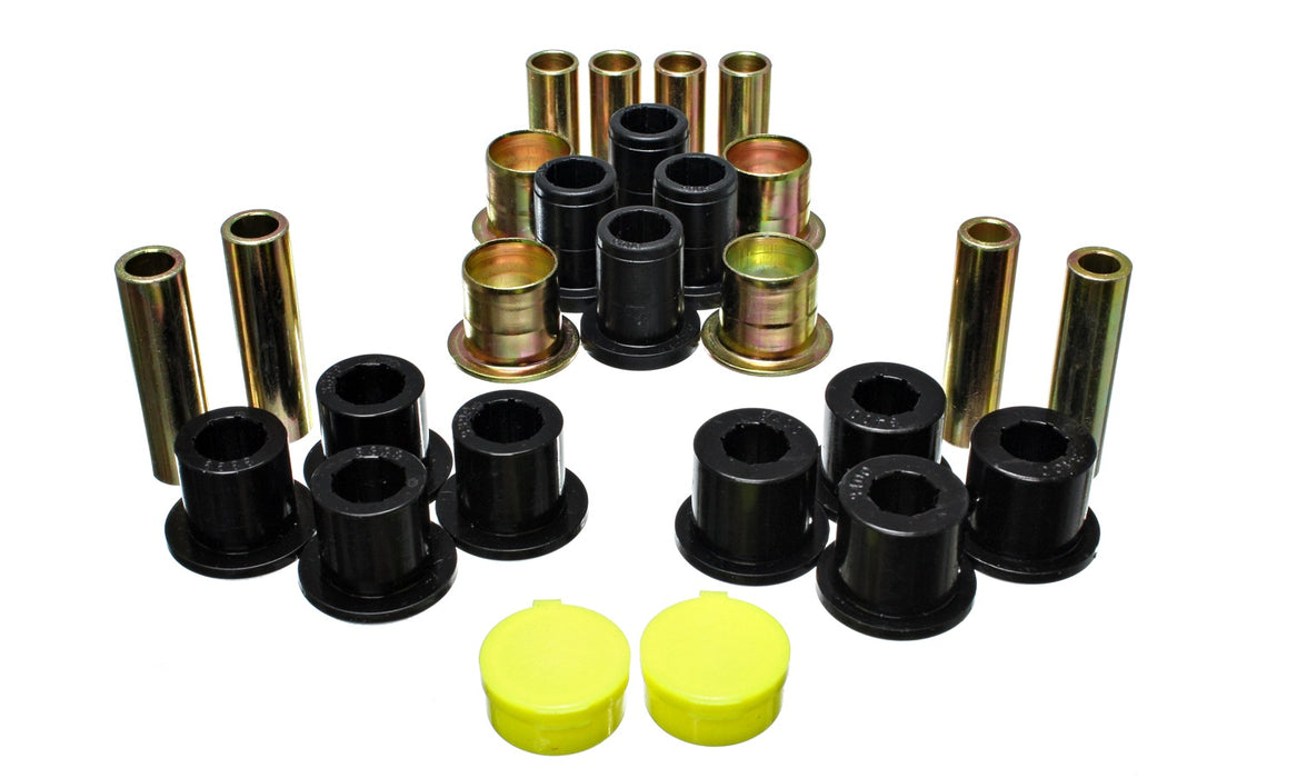 Energy Suspension 5.3139G Control Arm Bushing Set; Black; Front; Performance Polyurethane; - Truck Part Superstore
