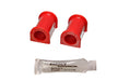 Energy Suspension 5.5132R Sway Bar Bushing Set; Red; Front; Bar Dia. 18mm; Performance Polyurethane; - Truck Part Superstore