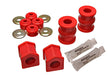 Energy Suspension 5.5142R Sway Bar Bushing Set; Red; Front; Bar Dia. 15/16 in.; Performance Polyurethane; - Truck Part Superstore