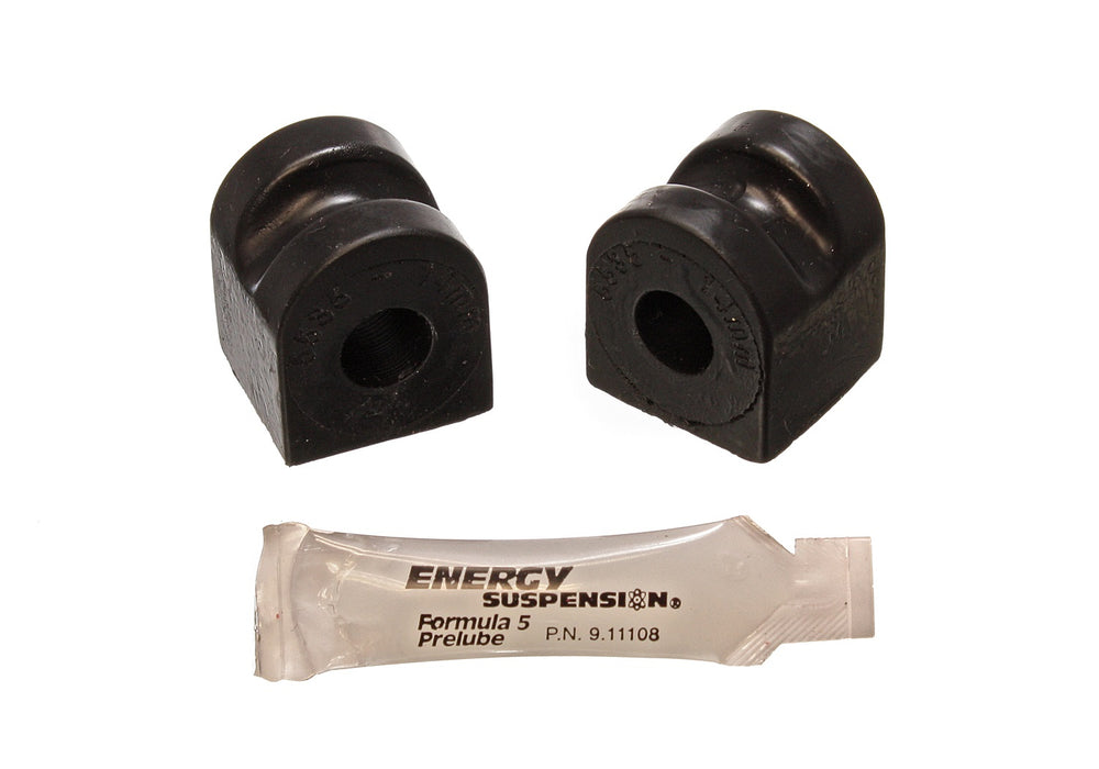 Energy Suspension 5.5156G Sway Bar Bushing Set; Black; Rear; Bar Dia. 17mm; Performance Polyurethane; - Truck Part Superstore