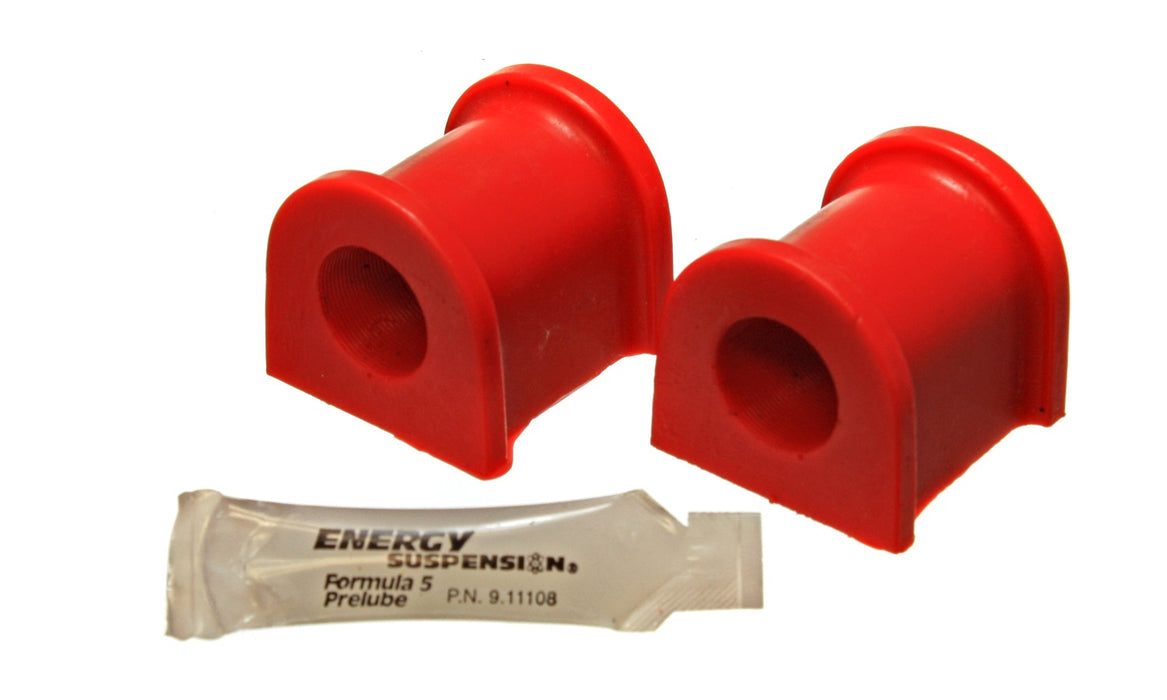 Energy Suspension 5.5163R Sway Bar Bushing Set; Red; Front; Bar Dia. 21mm; Performance Polyurethane; - Truck Part Superstore