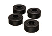 Energy Suspension 5.7102G Strut Rod Bushing Set; Black; Front; Performance Polyurethane; - Truck Part Superstore
