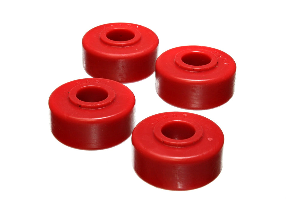 Energy Suspension 5.7102R Strut Rod Bushing Set; Red; Front; Performance Polyurethane; - Truck Part Superstore