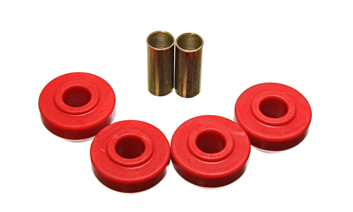 Energy Suspension 5.7109R Strut Rod Bushing Set; Red; Front; Performance Polyurethane; - Truck Part Superstore