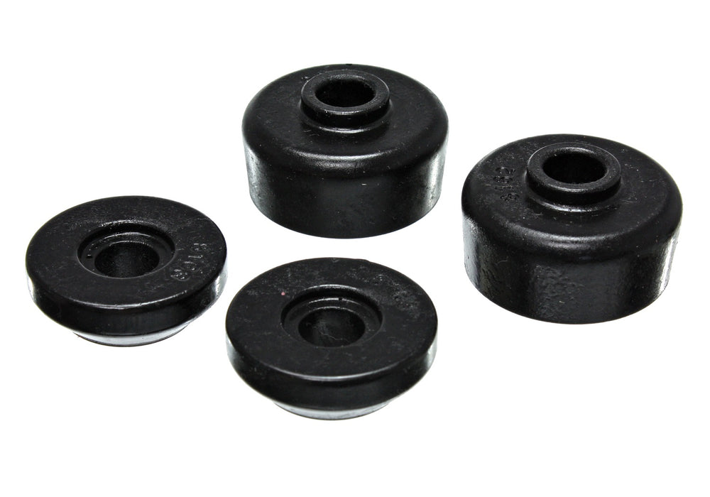 Energy Suspension 5.8104G Shock Bushing Set; Black; Rear Upper; Performance Polyurethane; - Truck Part Superstore