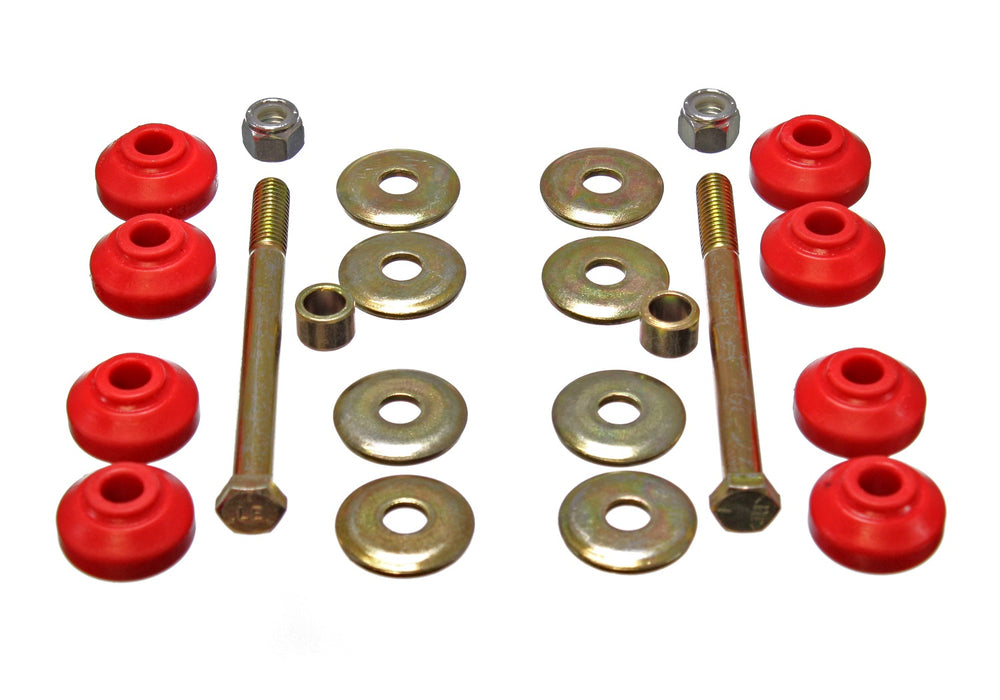 Energy Suspension 5.8107R End Link Bushing Set; Red; Front; Performance Polyurethane; - Truck Part Superstore