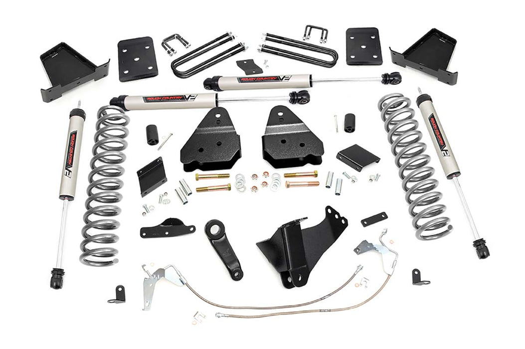 Rough Country 55170 6 Inch Suspension Lift Kit w/V2 Shocks Diesel 15-16 F-250 Super Duty Rough Country - Truck Part Superstore