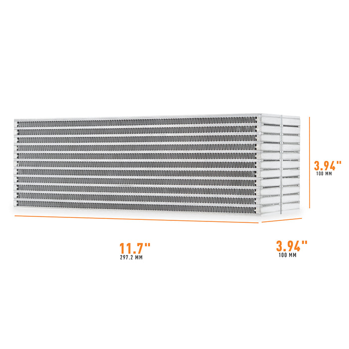 Mishimoto MMUIC-W2 Mishimoto Universal Air-to-Water Race Intercooler Core 11.7in x 3.9in x 3.9in - Truck Part Superstore