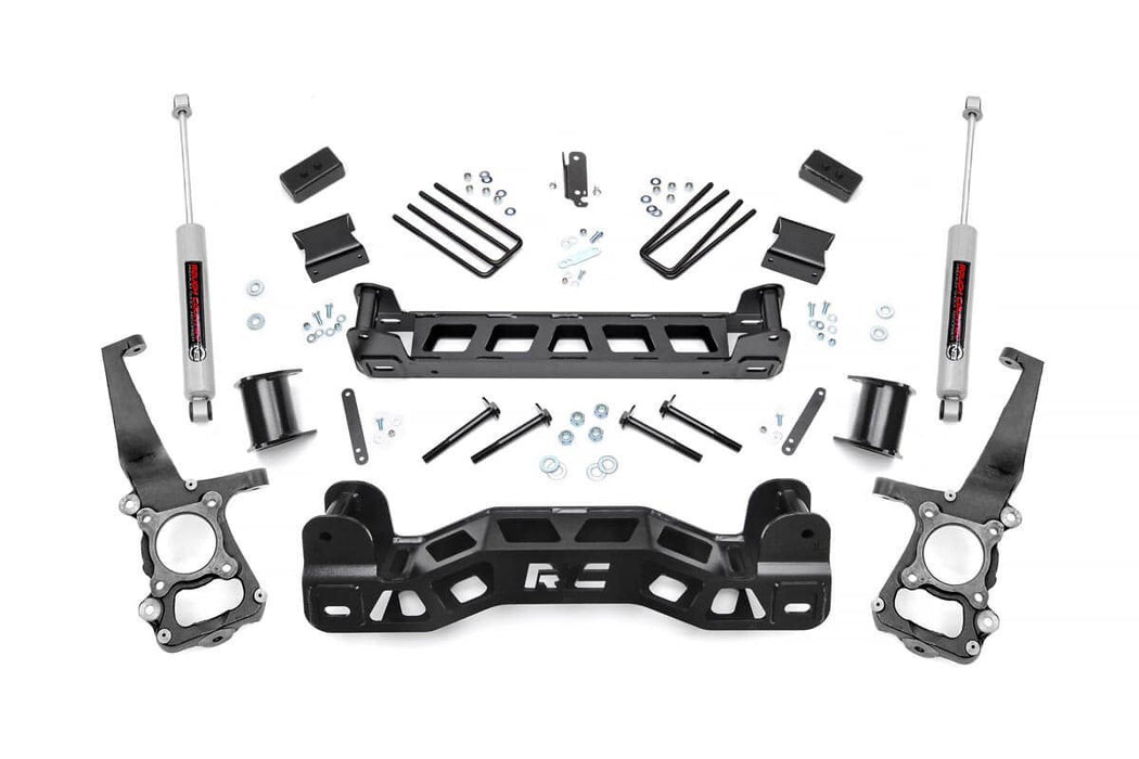 Rough Country 57230 4 Inch Suspension Lift Kit w/N3 Shocks 11-14 F-150 Rough Country - Truck Part Superstore