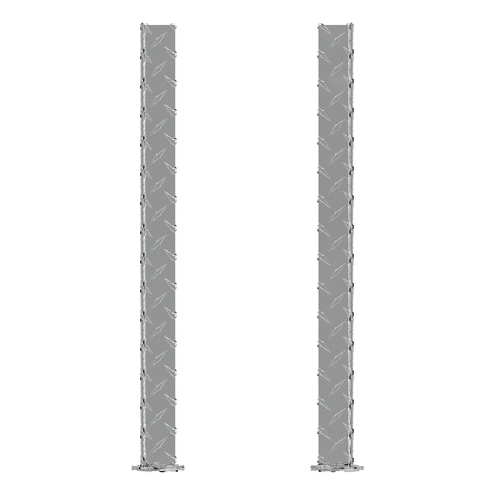UWS SM-LEGS Replacement Bright Aluminum Truck Side Tool Box Leg - Truck Part Superstore