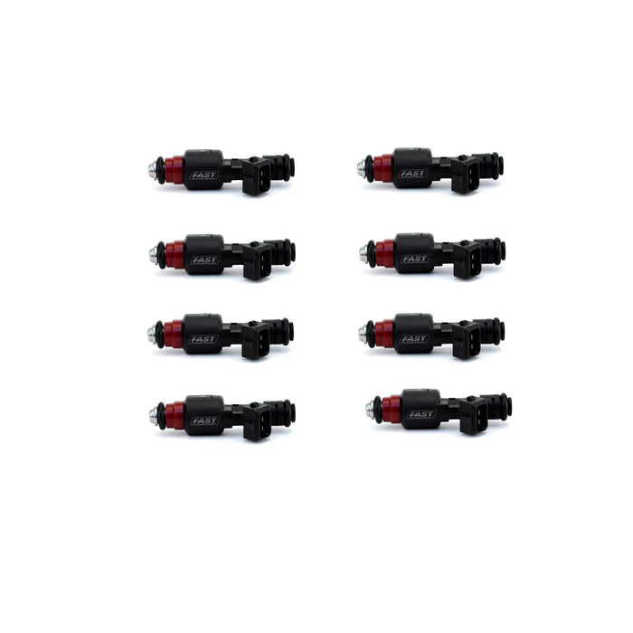FAST 30355-8 Precision-Flow LS1 Profile 220 Lb/Hr High Impedance Injectors - Set of 8 - Truck Part Superstore