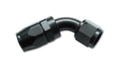 Vibrant Performance 21604 60 Degree Hose End Fitting; Hose Size: -4AN; 6061 Aluminum; Anodized Black; - Truck Part Superstore