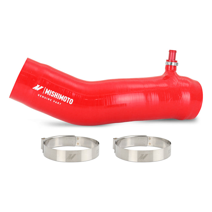Mishimoto MMHOSE-TAC35-16IHRD Silicone Induction Hose, fits Toyota Tacoma 3.5L 2016-2023, Red - Truck Part Superstore