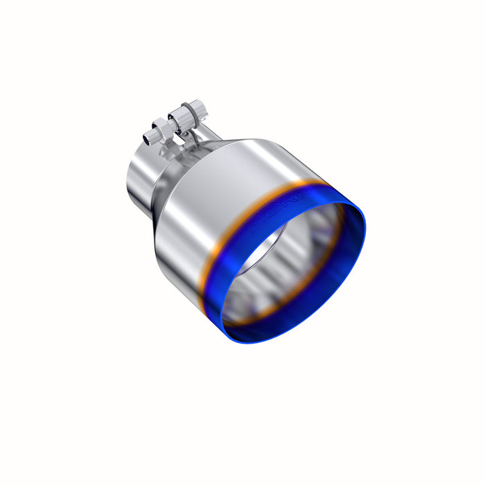 MBRP Exhaust T5184BE 3in. Inlet Exhaust Tip. T304 Stainless Steel, Burnt End - Truck Part Superstore