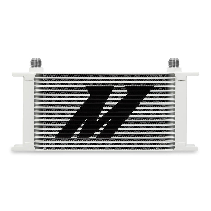 Mishimoto MMOC-19WT Universal 19-Row Oil Cooler, White - Truck Part Superstore