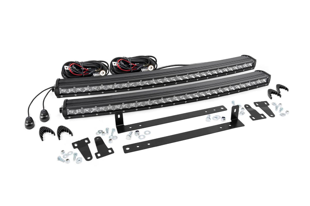 Rough Country 70660 Ford 30 Inch Dual LED Grille Kit Chrome Series 09-14 F-150 Rough Country - Truck Part Superstore