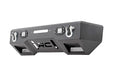 Rough Country 11830 Jeep Front Stubby LED Winch Bumper Chrome Series JK, JL, Gladiator JT Rough Country - Truck Part Superstore