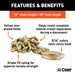 CURT 80304 35in. Safety Chain with 1 Clevis Hook (18;800 lbs; Yellow Zinc) - Truck Part Superstore