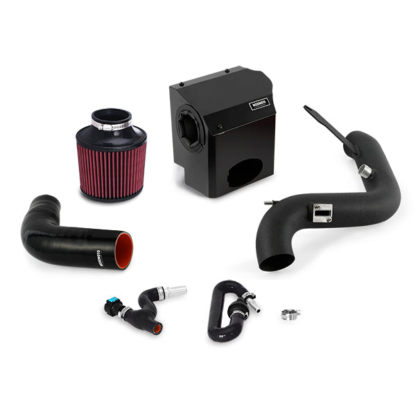 Mishimoto MMAI-FIST-16WBK Ford Fiesta ST Performance Air Intake, 2016-2019 Wrinkle Black - Truck Part Superstore
