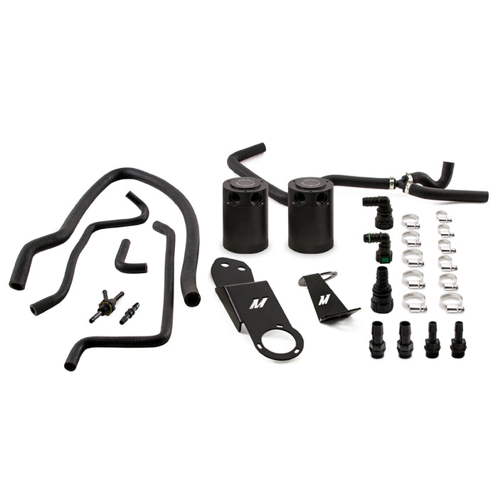 Mishimoto MMBCC-ATS4-13SBE Baffled Oil Catch Can System, fits Cadillac ATS 2.0T 2013-2019 - Truck Part Superstore