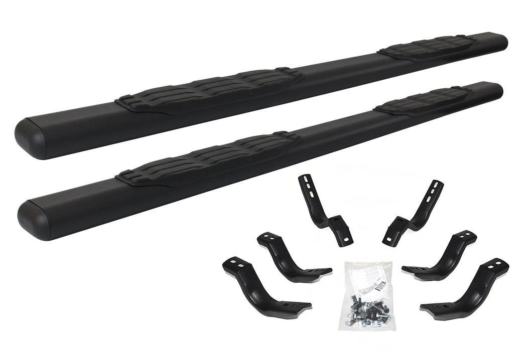 Go Rhino 105036880T 5" 1000 Series Side Steps with Mounting Brackets Kit - Textured Black - Truck Part Superstore