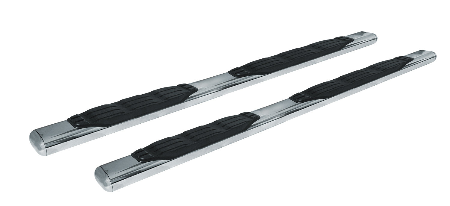 Go Rhino 10573PS 5" side steps provide enhanced vehicle access with wide step area - Truck Part Superstore