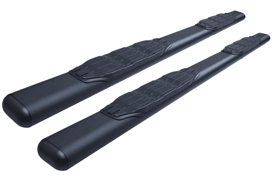 Go Rhino 10573T 5" side steps provide enhanced vehicle access with wide step area - Truck Part Superstore