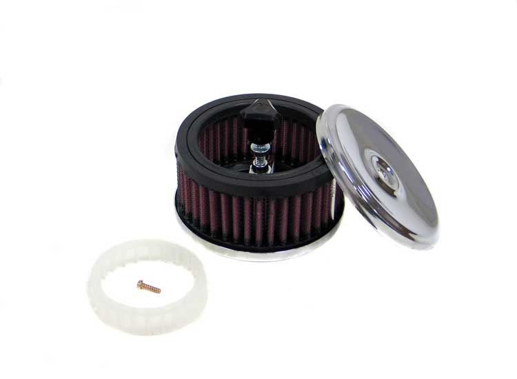 K&N 60-0403 Round Air Filter Assembly - Truck Part Superstore