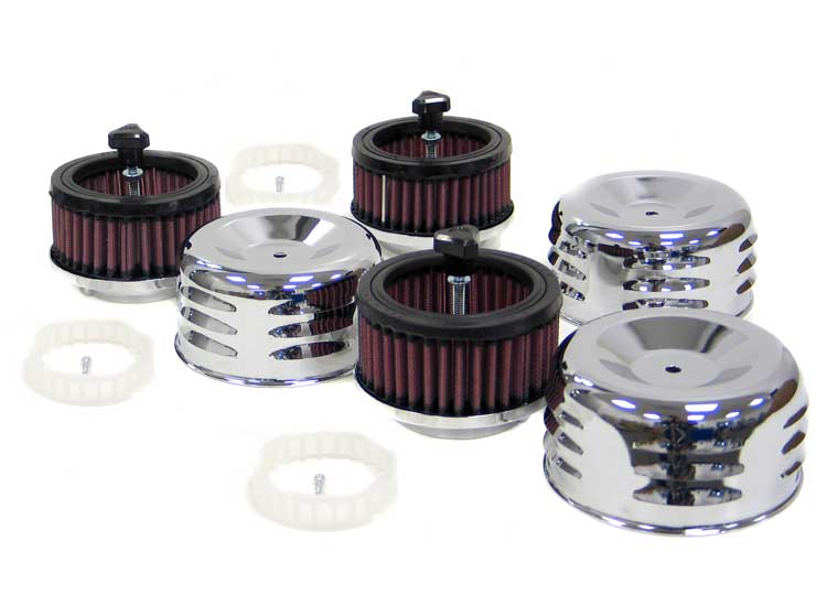 K&N 60-0503 Round Air Filter Assembly - Truck Part Superstore
