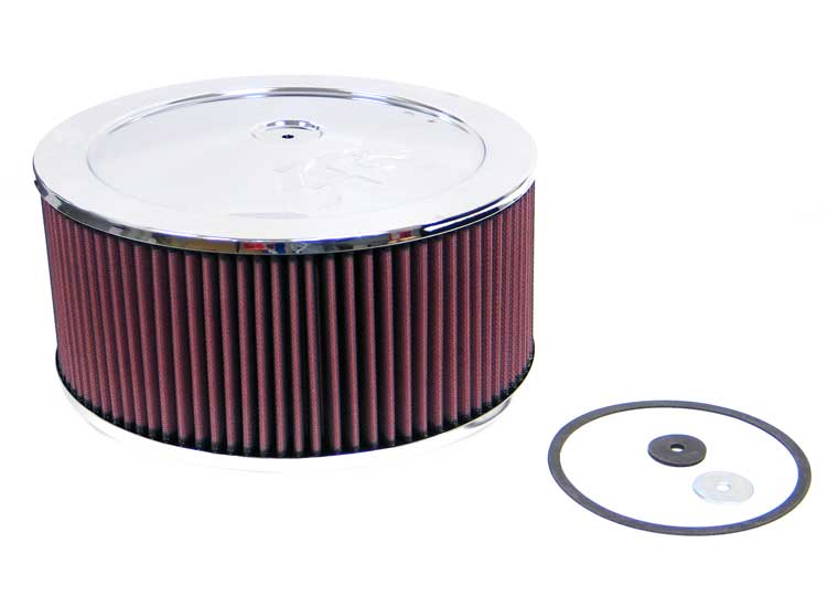 K&N 60-1200 Round Air Filter Assembly - Truck Part Superstore