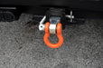Mile Marker 60-65000C D Ring Hitch Receiver 3/4 Inch Steel Orange Zinc Coated Dual Sided Mounting Mile Marker - Truck Part Superstore