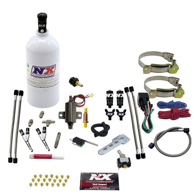 Nitrous Express 60002BP TWO CYLINDER VORTECH SYSTEM; 2.5LB - Truck Part Superstore