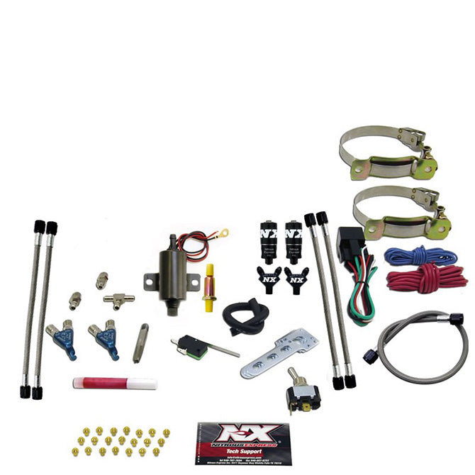 Nitrous Express 60002EFI-00P TWO CYLINDER PIRANHA SYSTEM; NO BOTTLE - Truck Part Superstore