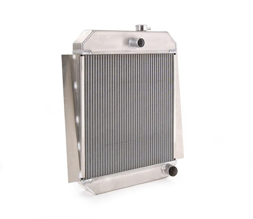Be Cool 60004 47-54 Chevrolet Pickups Downflow Radiator for GM w/Std Trans Factory-Fit Natural Finish Be Cool Radiator - Truck Part Superstore