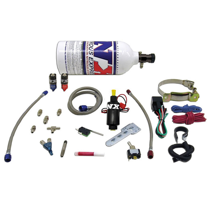 Nitrous Express 60011P SINGLE CYLINDER PIRANHA SYSTEM; 2.5 LB - Truck Part Superstore