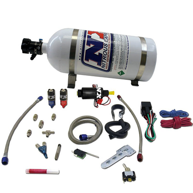 Nitrous Express 60014P YAMAHA RHINO (ALL SIDE BY SIDES) PIRANHA SYSTEM; 5.0 LB - Truck Part Superstore