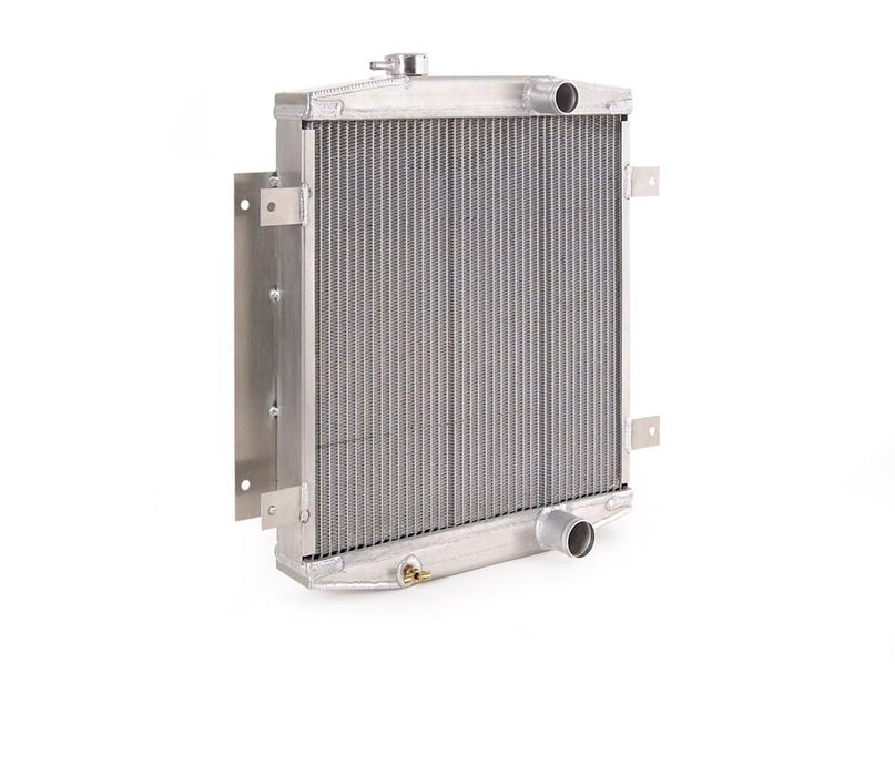 Be Cool 60017 62-69 Ford Downflow Radiator for Ford w/Std Trans Factory-Fit Natural Finish Be Cool Radiator - Truck Part Superstore